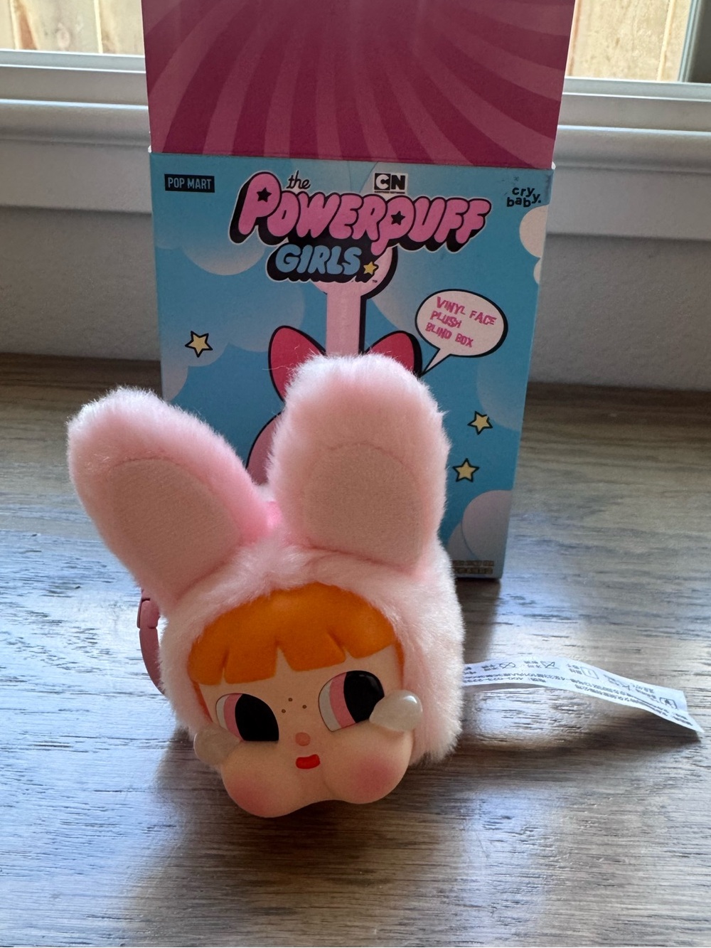 POPMART Crybaby X Powerpuff Girls Plush Keychain